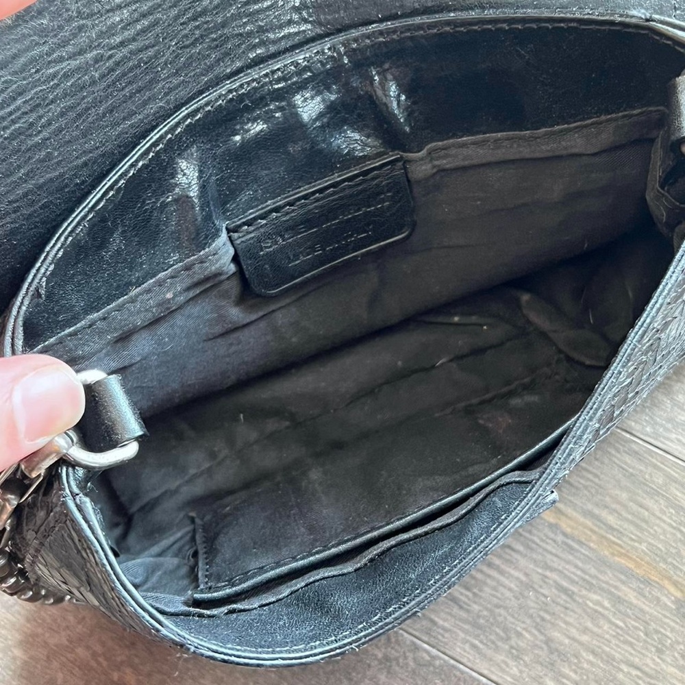 Isabel marant black leather python bag - Picture 4 of 7